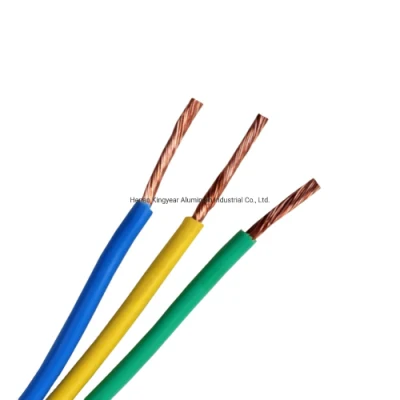 6/10kv 50mm2metallic Screened BV Electrical Wire Rubber PVC Insulated Electric Copper Wire