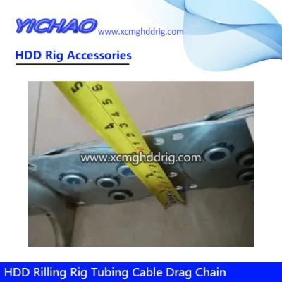 Welded Conveyor Stainless Steel Carrier Tubing Cable Drag Chain for Trenchless HDD Drilling Rig
