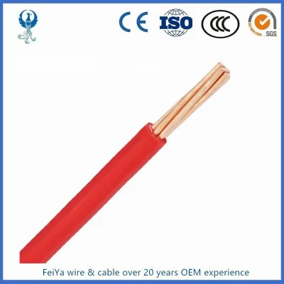 Round Electric Electrical Copper Thhn Power PVC Welding Wiring Cat5 6A Flexible Rigid Metal Solar Fire Safety Cable Insulated Flat Wire