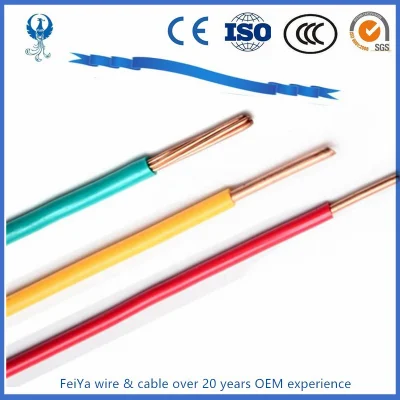 1mm 1.5mm 2.5mm 4mm 6mm 10mm 300/500V Multi Core Copper Electric Wires Cables Electrical Cable Wire with Competitive Price