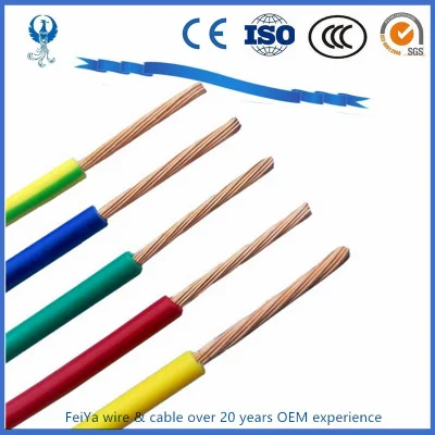 1mm 1.5mm 2.5mm 4mm 6mm 10mm 300/500V Multi Core Copper Electric Wires Cables Electrical Cable Wire with Competitive Price
