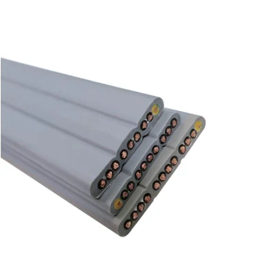 Tvvb Crane Cable 12 24 36 Core 0.75mm 1.25mm China Manufacturer High Quality Road Crane Flat Cable 4*10sq mm