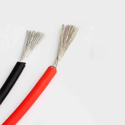 TUV Approval Red Black Battery DC 4mm2 6mm2 10mm2 16mm2 PV Solar Power Cable Wire for Solar Panel