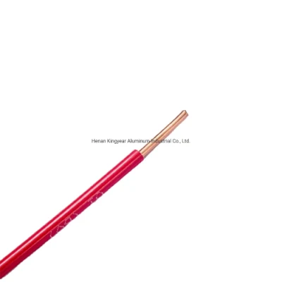 6/10kv 50mm2metallic Screened BV Electrical Wire Rubber PVC Insulated Electric Copper Wire