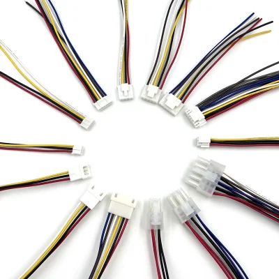 Customized Zh pH Eh Xh 1.0 1.25 1.5 2.0 2.54mm Pitch 2 3 4 5 6 Pin Connector Custom Electrical Jst Molex Wire Harness Terminal Cable Assembly