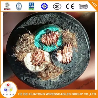 UL Flexible Cords, Flexible Cable 3X12 3X10 4X10 4X8 AWG 600V Soow Rubber Cable