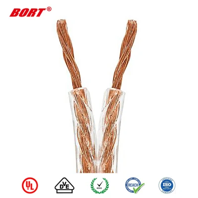 Manufacturers China Speakers Wire RoHS Compliance UL2468 22AWG 17/0.12mm Red and Black Electrical Wire Cable