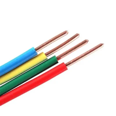 Wholesale High Quality Flexible BV Bvr X07V-K 300/500V PVC Bare Copper Electrical Wire and Cable 22AWG Electrical Copper Wire
