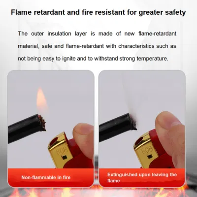 Rvv 0.5 0.75 1.0 1.5 2.5 4 6 Sq mm Flexible Copper Core PVC Insulation and Sheath 4 Core Electrical Cable