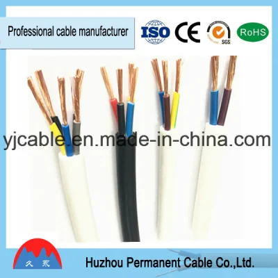 Copper PVC Insulation Multicore Flexible Wire Electrical Electric Wire Cable