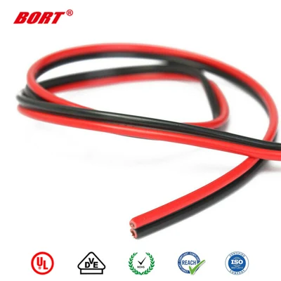 Manufacturers China Speakers Wire RoHS Compliance UL2468 22AWG 17/0.12mm Red and Black Electrical Wire Cable