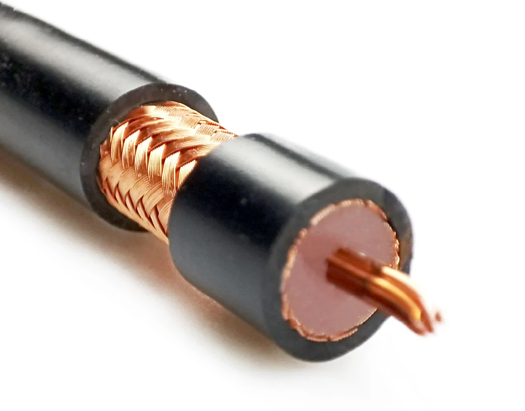 Rg213 Rg8 20AWG/18AWG/14AWG /12 AWG /10AWG Stranded Coaxial Cable for Communication TV Wire