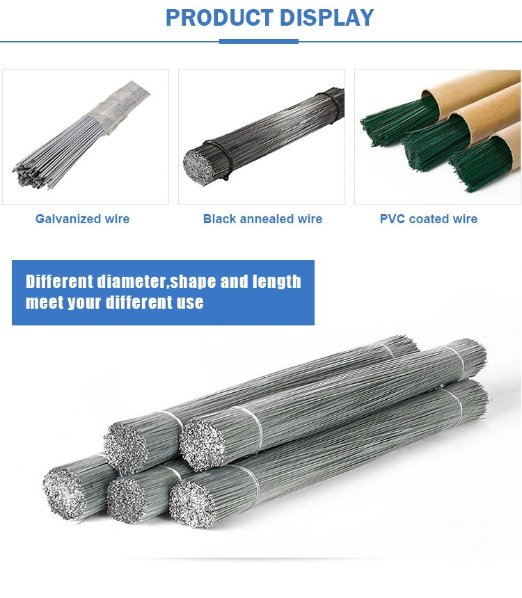 PVC Coated Straight Type Cut Iron Tie Wire