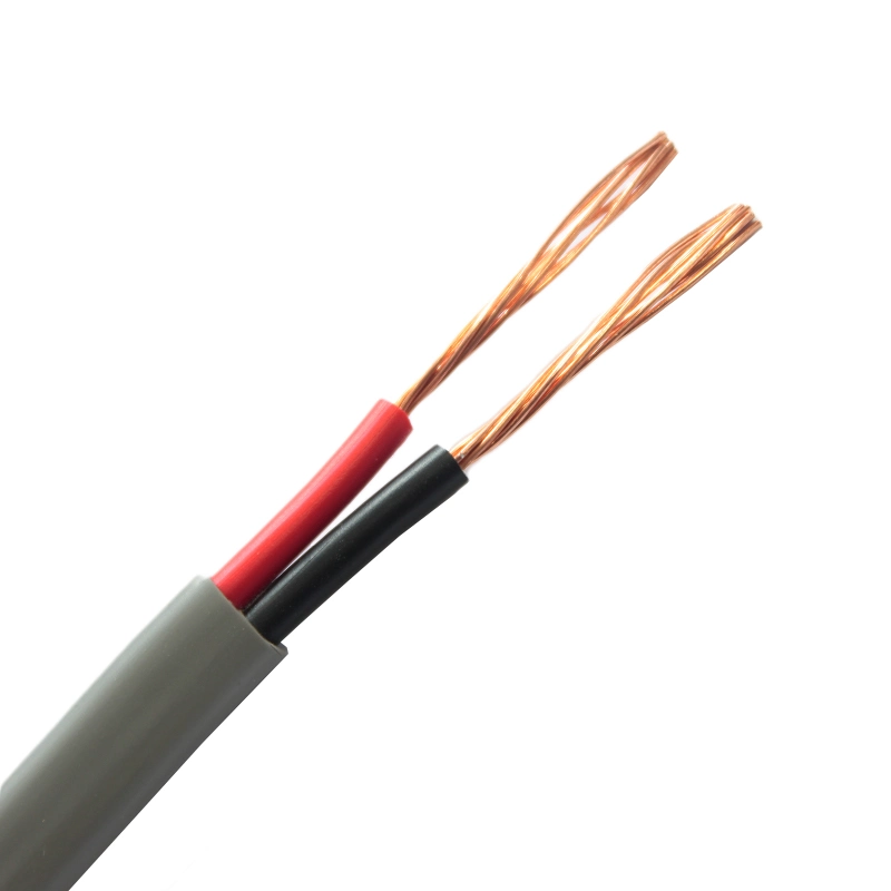 Copper CCS CCA 2core 3core 1mm 1.5mm Grey Flat Electric Cable