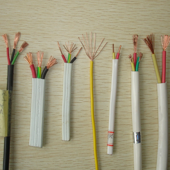 Flexible Solid Stranded Copper Aluminium PVC Insulated Hook up Electric Wire for House Wiring