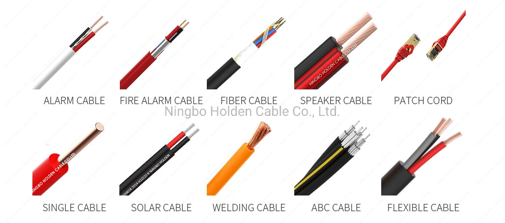 Rvv 2c 3c 4c 5c Electric Wire PVC Oxygen-Free Copper Flex Cable