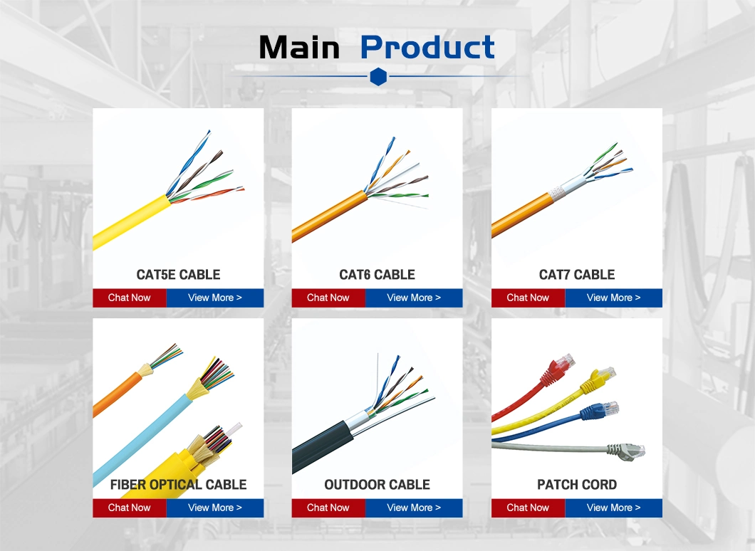 305m 4*2*23AWG Pure Copper UTP CAT6 Network Cable