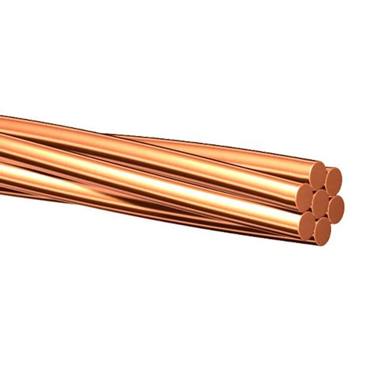 OEM Factory Stranded 1.5mm 2.5mm 4mm 6mm 10mm 16mm 25mm 35mm 50mm 70mm2 95mm 120mm 150mm Cable Bare Copper Conductor Wire