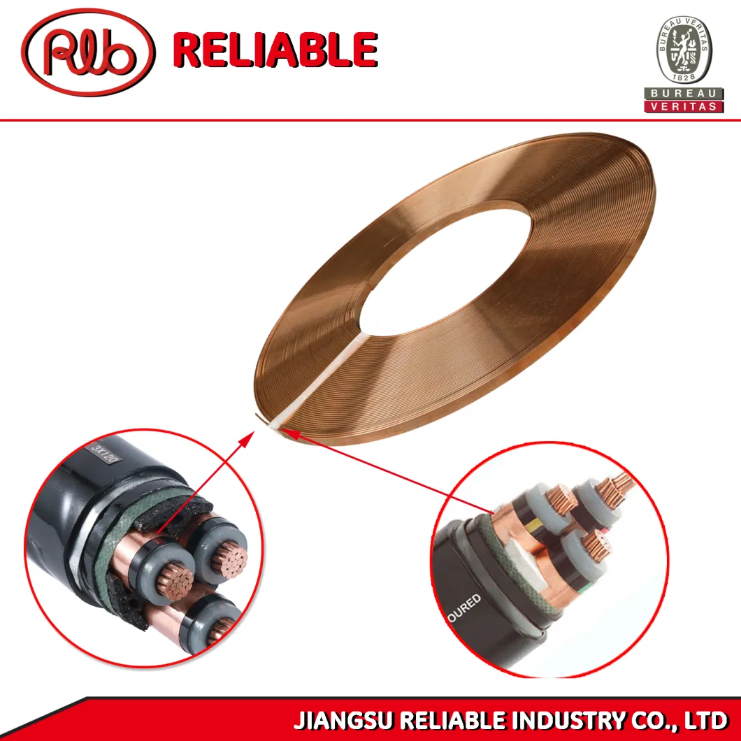 Medium Voltage Power Cable 1/35kv Electric Cable Copper Tapes Armoured