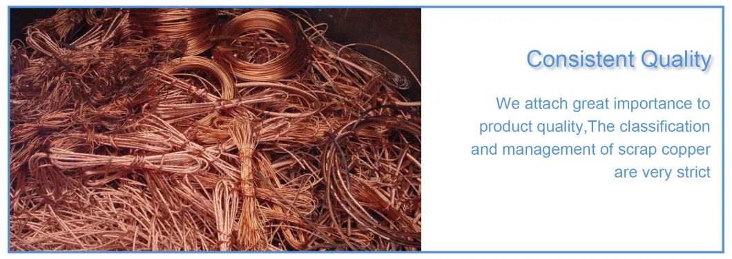 Copper Material From China Manufacturer 99.9% Copper Wire Scrap Copper Wire