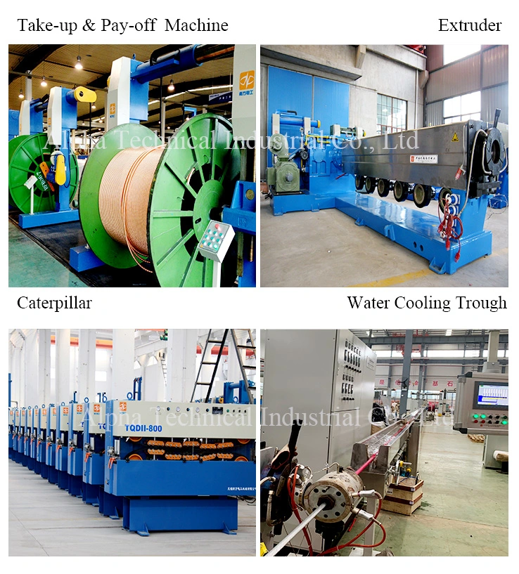 Electrical Wire and Cable Making Equipment Cable Extruding Production Line