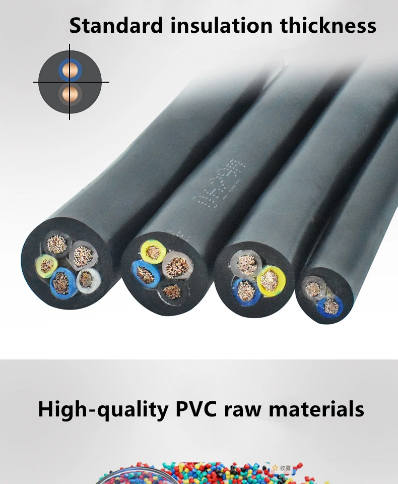 18 17AWG/0.75 1.0mm 2 3 4 5 6 8 10 12 7 Cores Copper Cable 5 Meters Conductor Electric PVC Cable Soft Sheathed Wire Power Wire