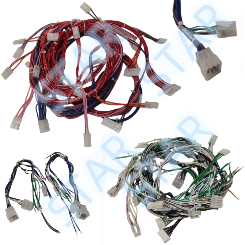 Manufacturer New Energy Storage Power Supply Cable 2pin 16AWG 300V Red Blue Vehicle Battery Connecting Wire Harness