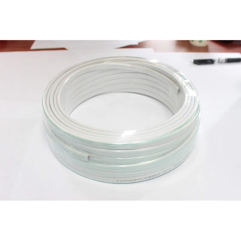 Copper CCS CCA 2core 3core 1mm 1.5mm Grey Flat Electric Cable