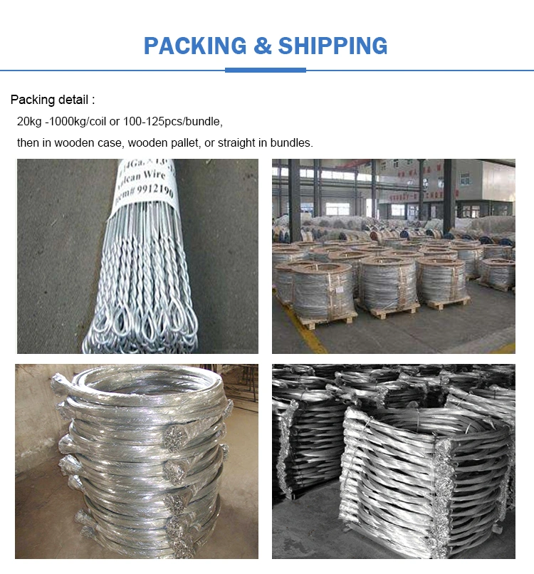 China Low Flexible Metal Loop Binding Galvanized Wire