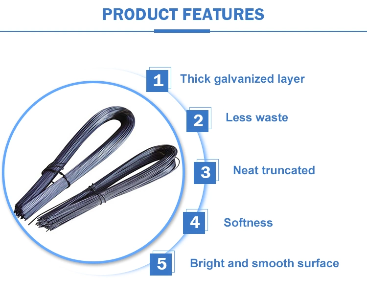 1.5mm Galvanized Tie Wire Cuttings U Type Binding Wire