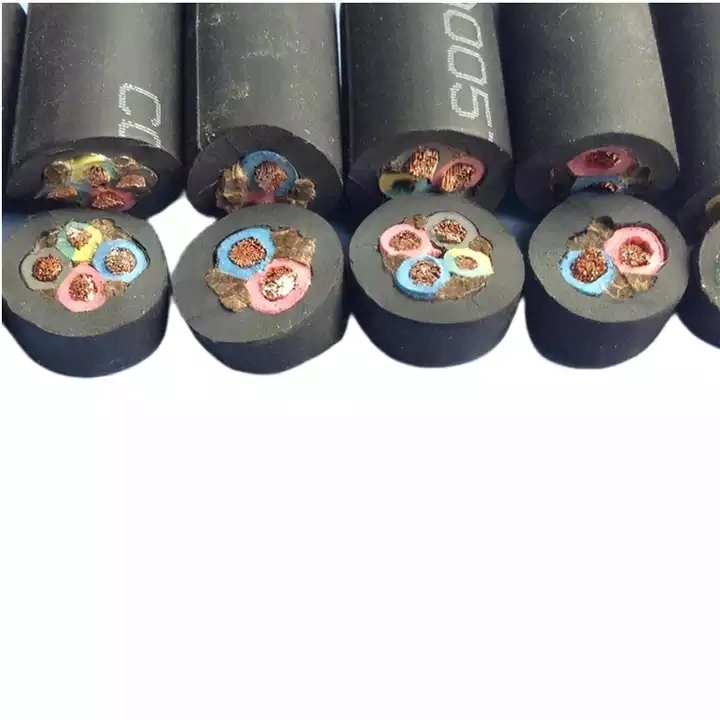 12/2 10/2 W/G Waterproof Flexible PVC Silicone Flat Submersible Pump Cable Rubber Power Cables