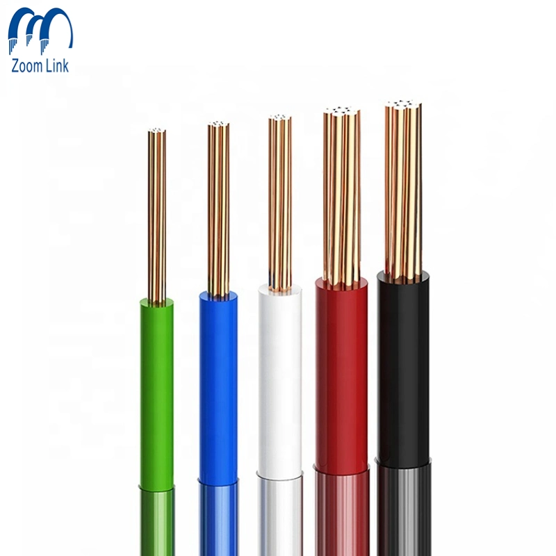 T90-Thwn Single Core Electronic Wire 12AWG 14AWG PVC Double Insulation Electrical Wire Cable