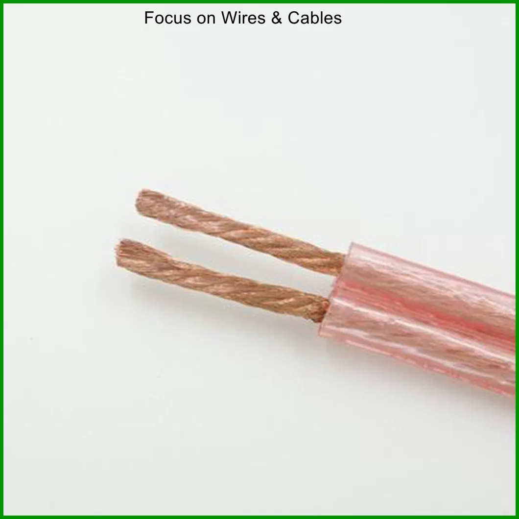 2 Core 1.5mm 2.5mm Flexible Wire PVC Insulated Speaker Cable