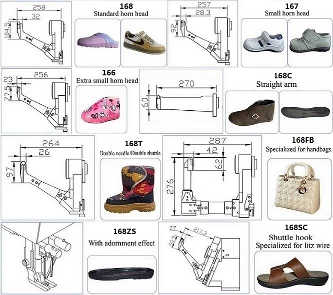 Double Thread Seated Type Side Seams Sole Stitching Machine for Shoes