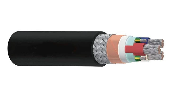 0.6/1kv 1.8/3kv Cbpjp86/Nc EMC Screening VFD Tinned Copper Wire Braid (TCWB) Armored Ship Marine Power Cable