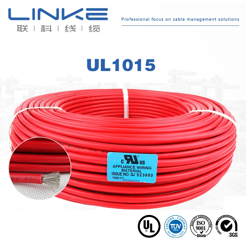 UL1015 Tinned Electronic Wire 2~26AWG Polyvinyl Flame Retardant Cable