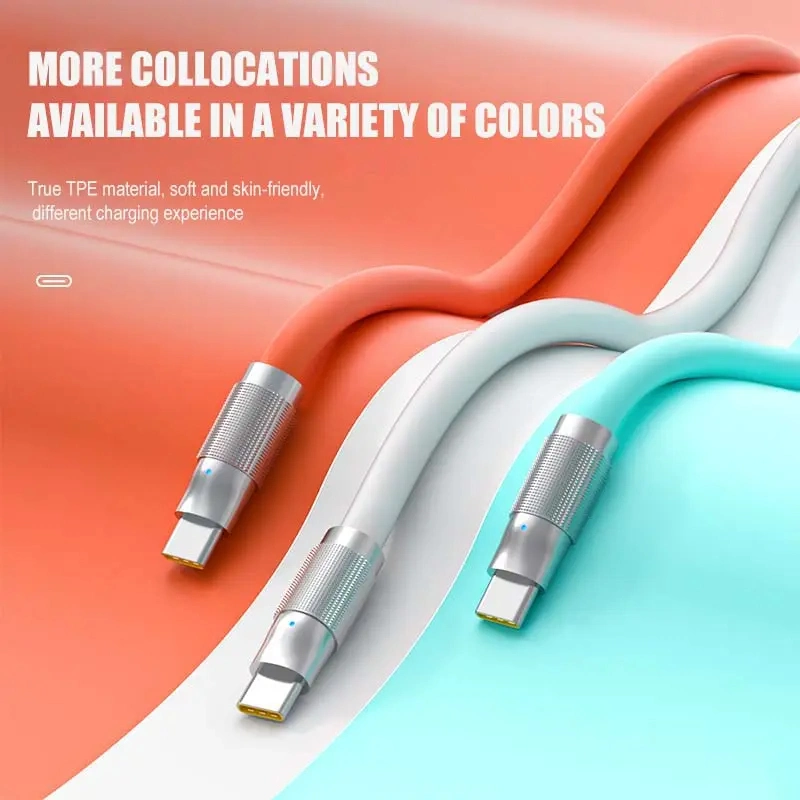 180 Degrees Rotation Fast Charging USB Lighting Data Cable
