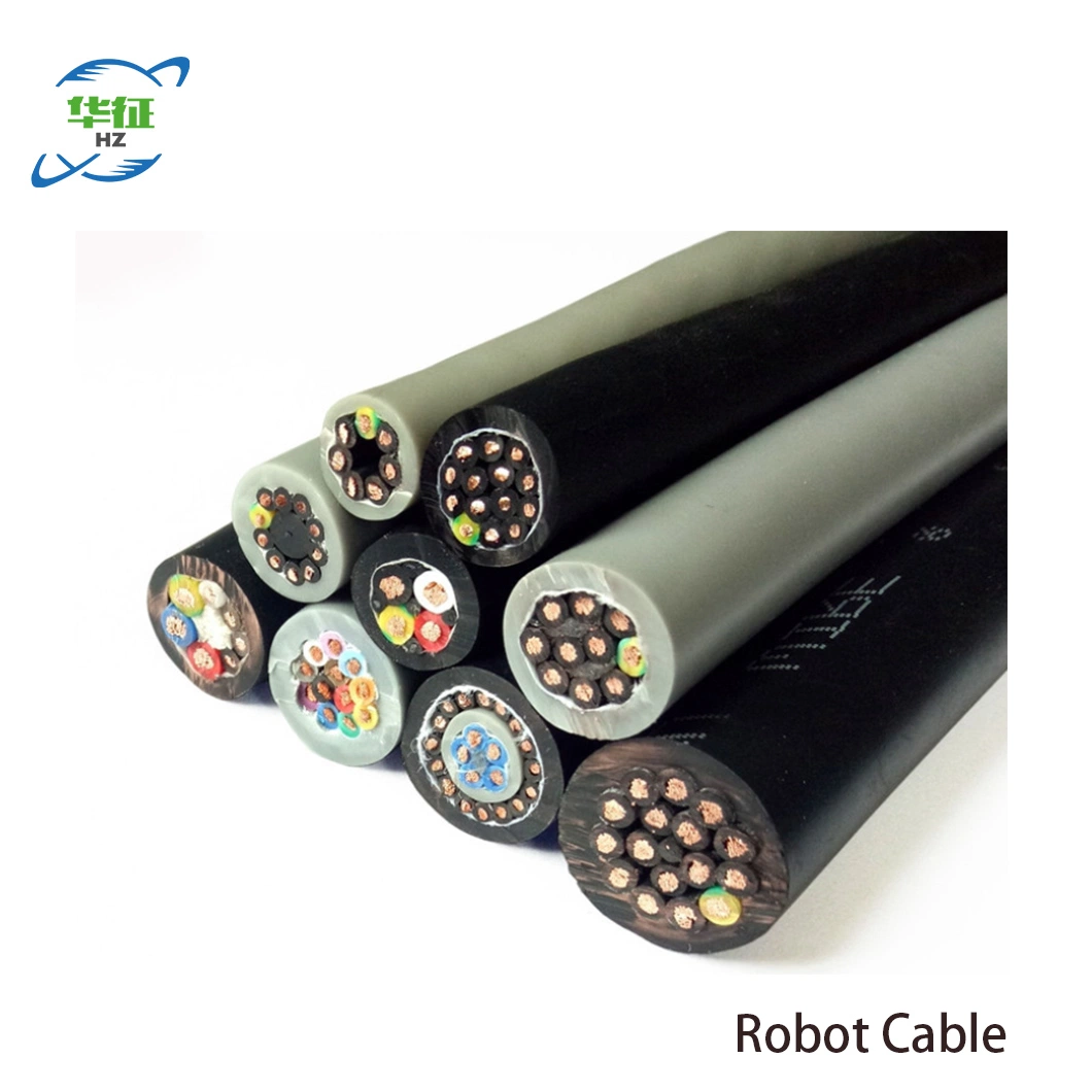 Factory Sale Directly Flexible Shielded Stranded Copper Conductor Robot Cable for Drag Chain