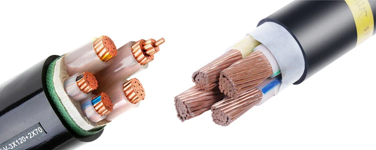 0.6 / 1kv PVC/XLPE Insulated Power Electric Wire/Control Cable