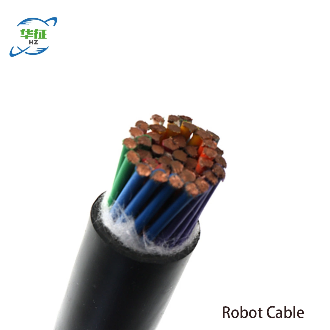 Factory Sale Directly Flexible Shielded Stranded Copper Conductor Robot Cable for Drag Chain