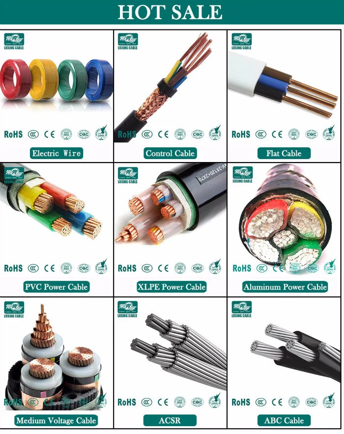China Manufacturer PVC Flexible Electric Cable Electrical Wire Prices