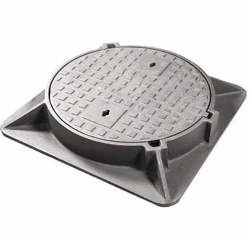 Electric Cable and Wire Accessory Square or Round Manhole Cover with Plastic/Pull Rings