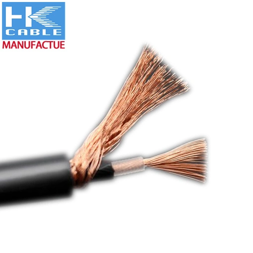 Low Noise Microphone Cable with CE Reach Standard Strands Transparent Microphone Cable 2 Cores China Made