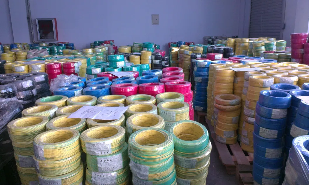 Flexible Cu/PVC Wire, Single Core RV Electrical Wire Factory Supply Electric Wire for House Wiring