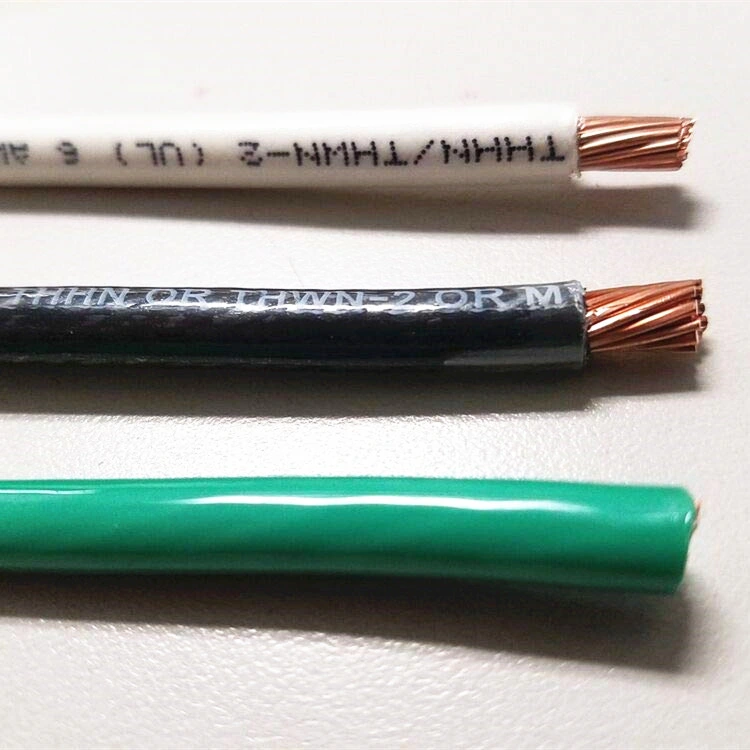 Flame Retardant Nylon Aluminum Cable PVC Insulation 14AWG Thwn Electrical Thhn Copper Wire