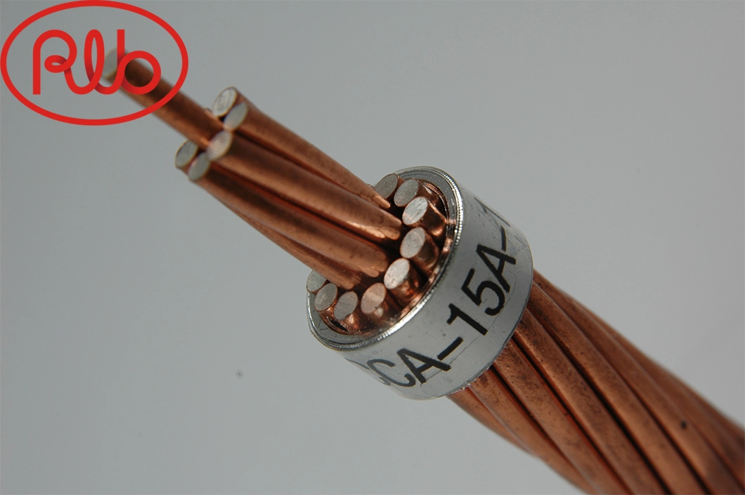 Bare Electrical Conductor Copper Clad Steel Strand Wire CCS Cable for Earthing System