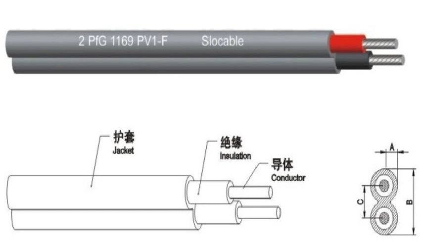 Flexible Copper Core PVC Jacket 2.5mm 4mm 6mm Solar Panel PV Photovoltaic Cable &amp; Wire