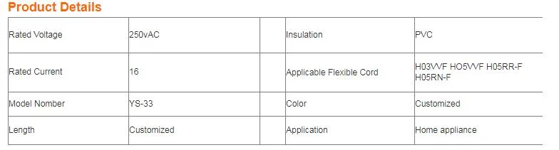 European Standard 3 Pin Schuko Plug to IEC C13 AC Extension Cable