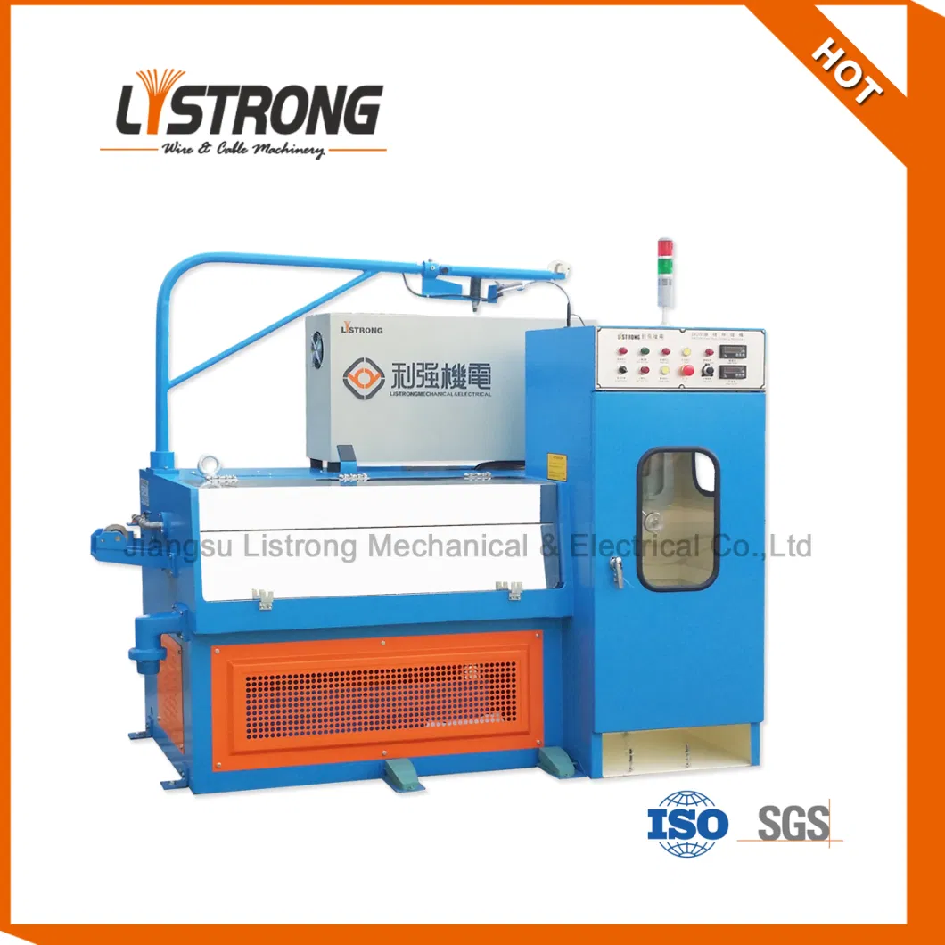 Listrong 0.193-0.45mm Fine Wire Copper Pulling Electric Cable Making Machine