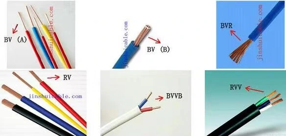 450/750V BV Bvr 1.5sqmm 2.5sqmm Copper Core PVC Insulated Electrical Wire IEC 60227
